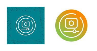 Video Record Circle Vector Icon