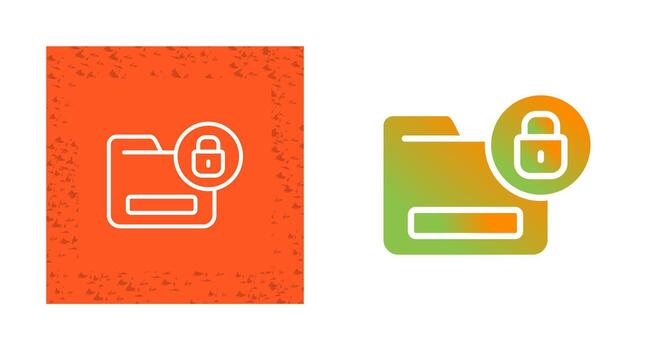 Document Security Vector Icon
