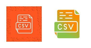 CSV Vector Icon