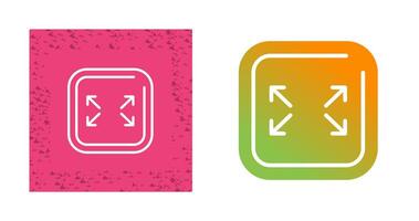 Fullscreen Square Vector Icon