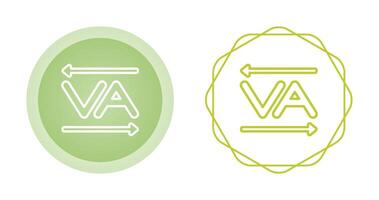 Kerning Vector Icon
