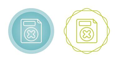 Delete Button Vector Icon