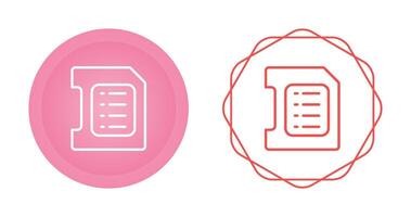 Sd Card Vector Icon