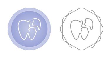 Broken Tooth Vector Icon