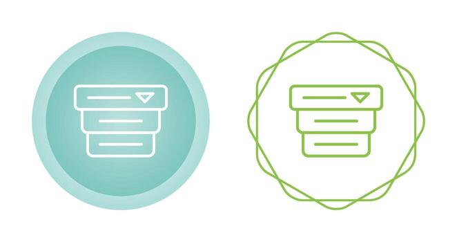 Drop Down Menu Vector Icon