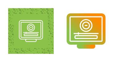 Desktop Computer Vector Icon