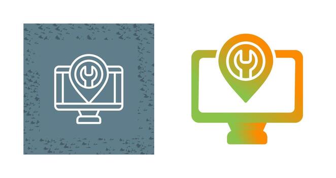 Computer Vector Icon