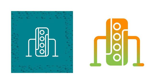 Client Server Vector Icon