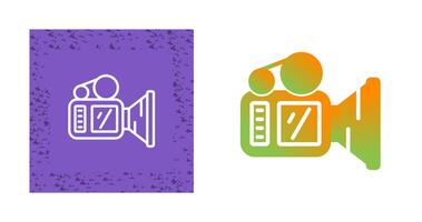 icono de vector de cámara de vídeo