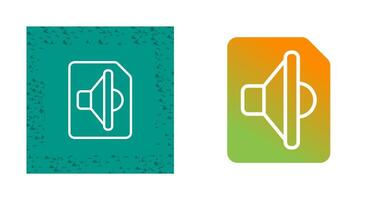 Audio File Vector Icon