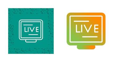 Live Stream Vector Icon