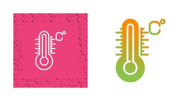 icono de vector de temperatura