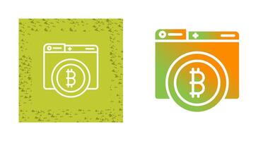 Bitcoin Vector Icon