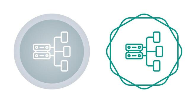 Data Architecture Vector Icon