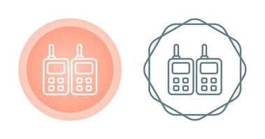 Two way Radio Vector Icon