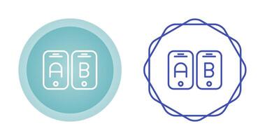 A B Testing Vector Icon