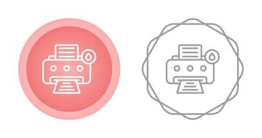 Inkjet Printer Vector Icon