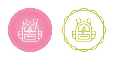 Smart Backpack Vector Icon