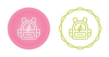 Smart Backpack Vector Icon