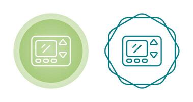 icono de vector de termostato inteligente