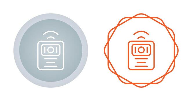 inalámbrico intercomunicador vector icono