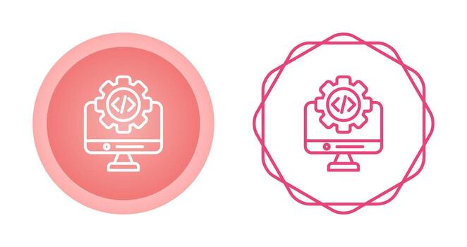 software desarrollo vector icono