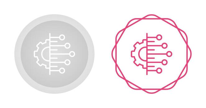 icono de vector de integración de datos