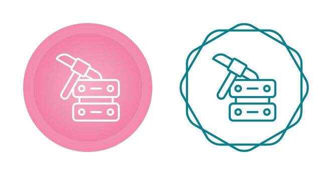 icono de vector de minería de datos