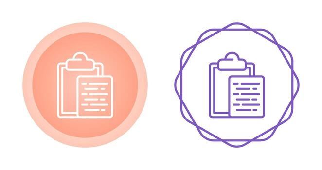 Document Paste Vector Icon