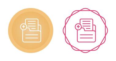 Document Upload Vector Icon