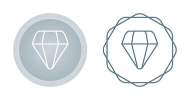 icono de vector de diamante