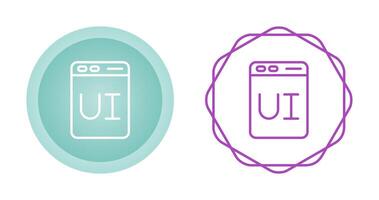 User Interface Design Vector Icon