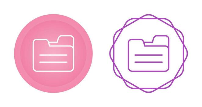 carpeta abierto vector icono