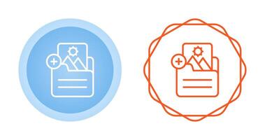 Document Insert Image Vector Icon