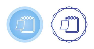 Writing pad Vector Icon