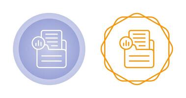 Document Analytics Vector Icon