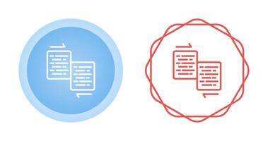 Document Merge Vector Icon