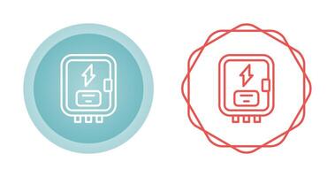 icono de vector de panel eléctrico