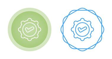 Badge Check Vector Icon