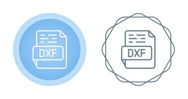 dxf vector icono