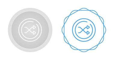 Shuffle Circle Vector Icon