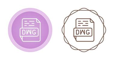 dwg vector icono