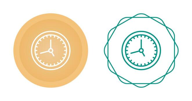 Clock Vector Icon
