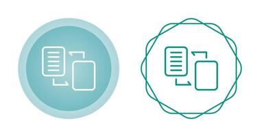 Document Migration Vector Icon