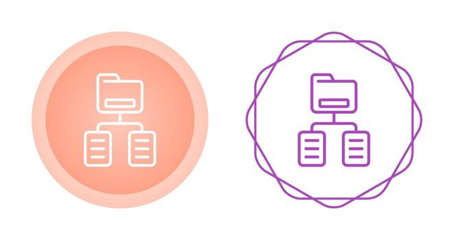 documento clasificación vector icono