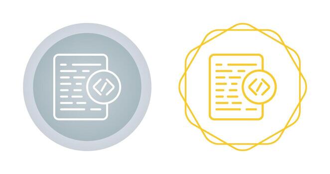 Document Metadata Vector Icon