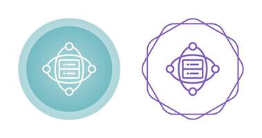 Cluster Server Vector Icon