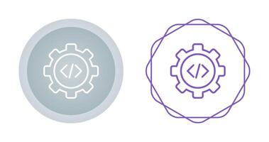 icono de vector de codificación