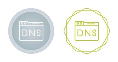 Domain DNS Management Vector Icon