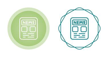 Newspaper Vector Icon